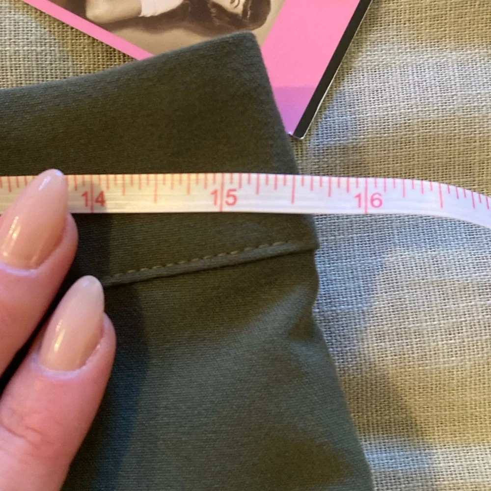 NWT Bettie Page Pencil Skirt. Olive Green. - Picture 12 of 13
